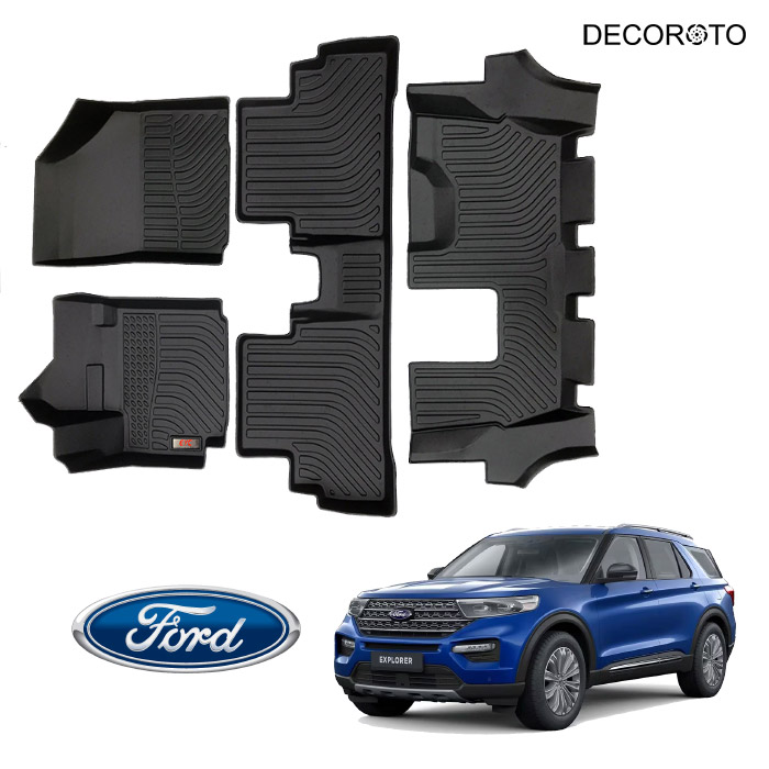 Thảm lót sàn 3D Ford Explorer | Đời xe 2018 - 2022