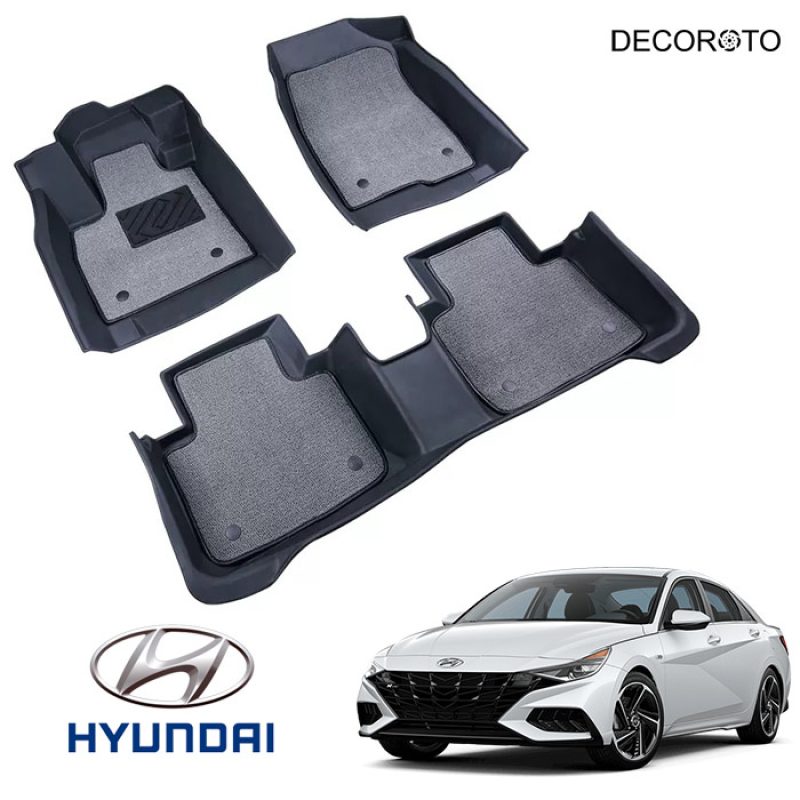 Thảm lót sàn 3D Hyundai Elantra | Đời xe 2017 - 2022