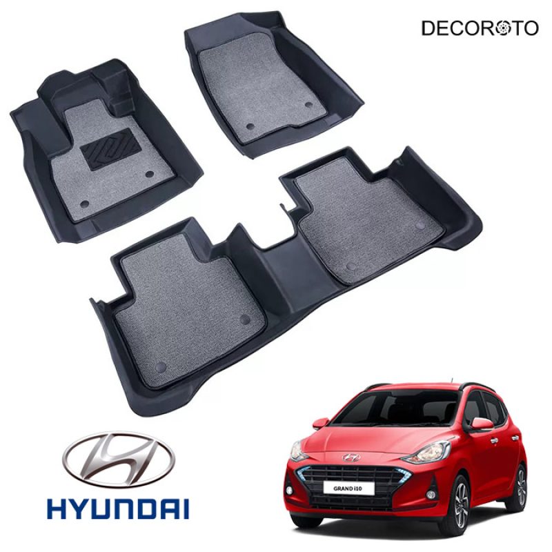 Thảm lót sàn 3D Hyundai i10 - Giá tốt | Đời xe 2017 - 2022