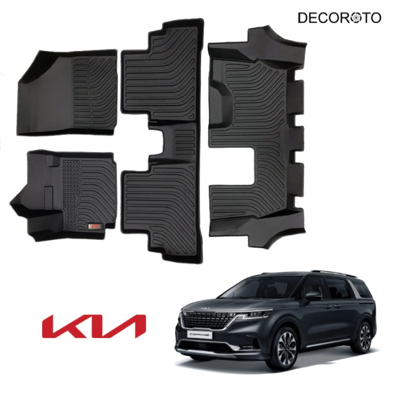 Thảm lót sàn 3D Kia Carnival - Bền bỉ | Đời xe 2017 - 2022