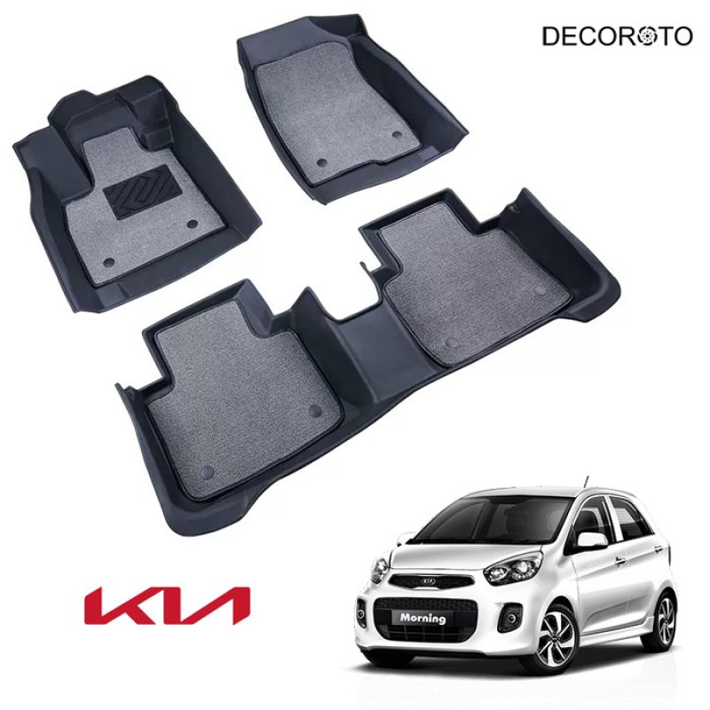 Thảm lót sàn 3D Kia Morning - Bền bỉ | Đời xe 2017 - 2022