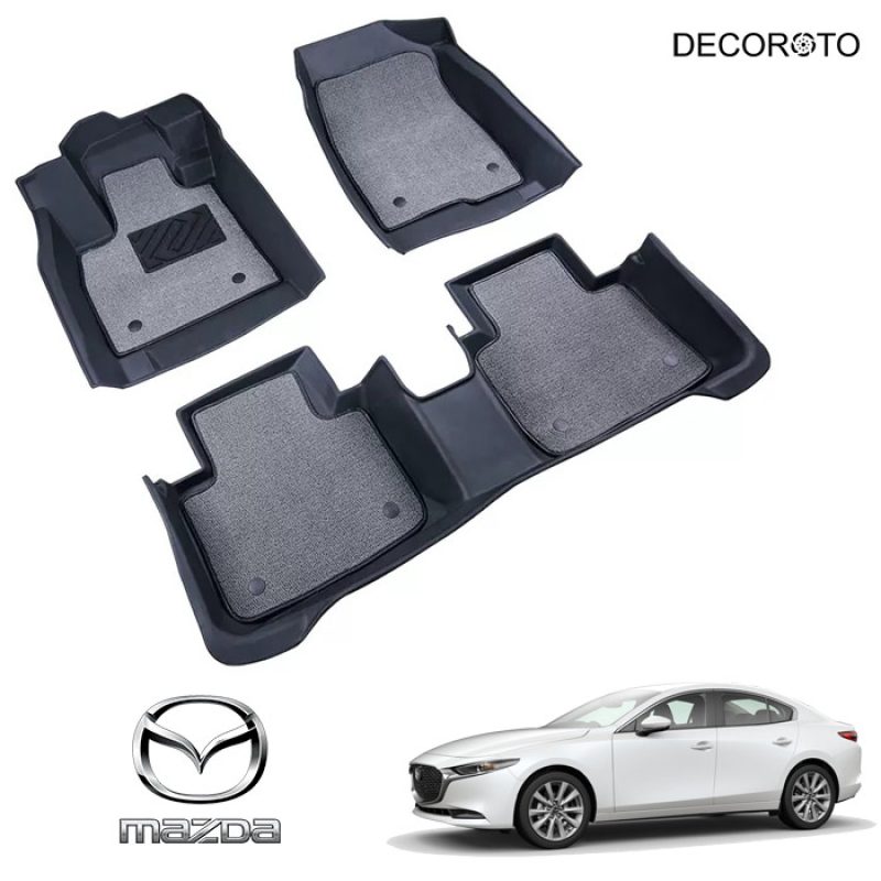 Thảm lót sàn 3D Mazda 3 - Chống ồn | Đời xe 2017 - 2022