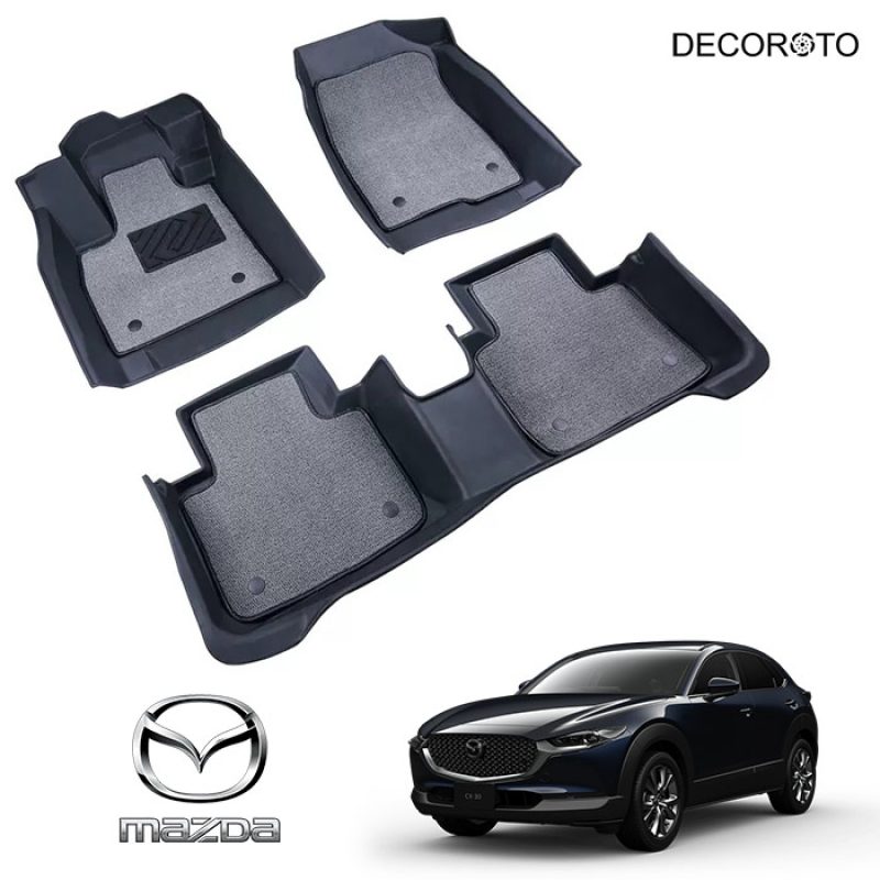 Thảm lót sàn 3D Mazda CX-30 - Chống ồn | Đời xe 2017 - 2022