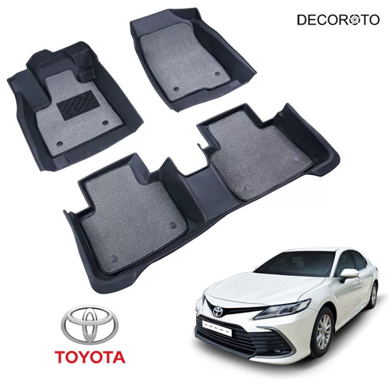 Thảm lót sàn 3D Toyota Camry chống nước | Đời xe 2019 - 2022