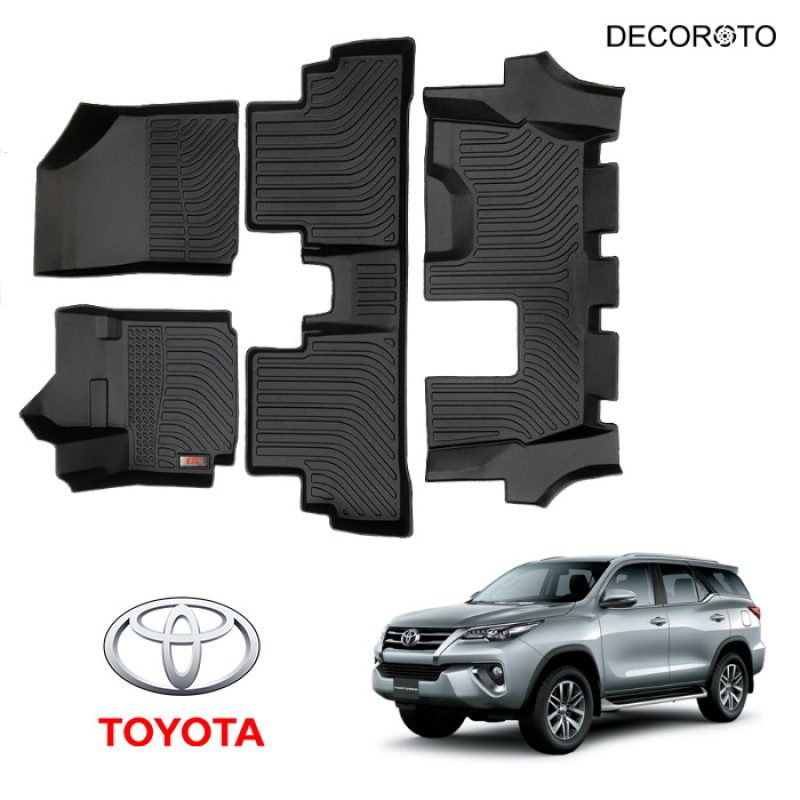 Thảm lót sàn 3D Toyota Fortuner | Đời xe 2019 - 2022