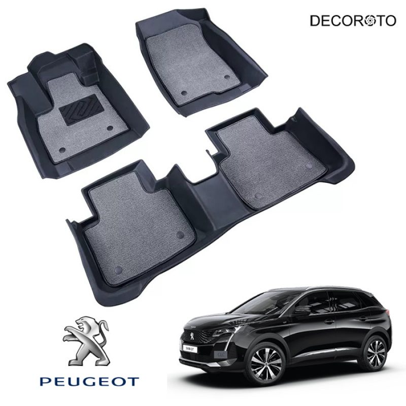 Thảm lót sàn 3D Peugeot 3008 - Chống ồn | Đời xe từ 2019