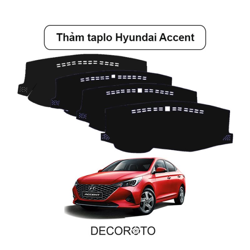 Thảm Taplo Hyundai Accent - Đa dạng chất liệu | Bền bỉ