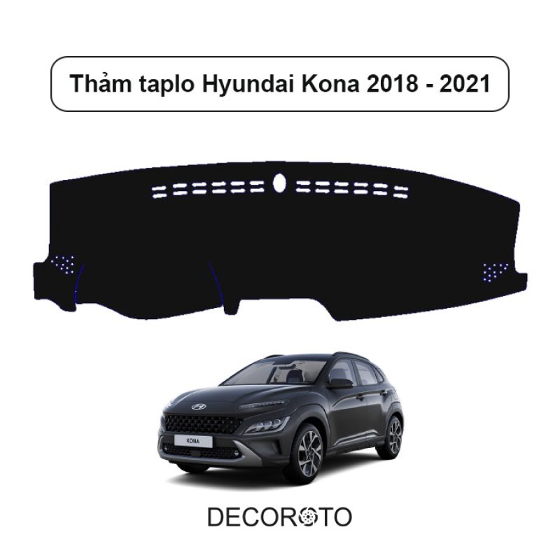 Thảm Taplo Hyundai Kona - Chống Nóng | 2018 - 2021