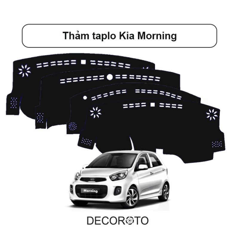 Thảm Taplo Kia Morning - Đa dạng chất liệu | Cao Cấp, Giá Tốt