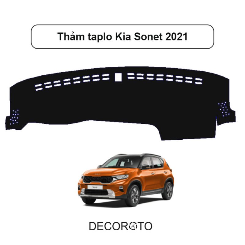 Thảm Taplo Kia Sonet - Đa dạng chất liệu | Đời xe 2021