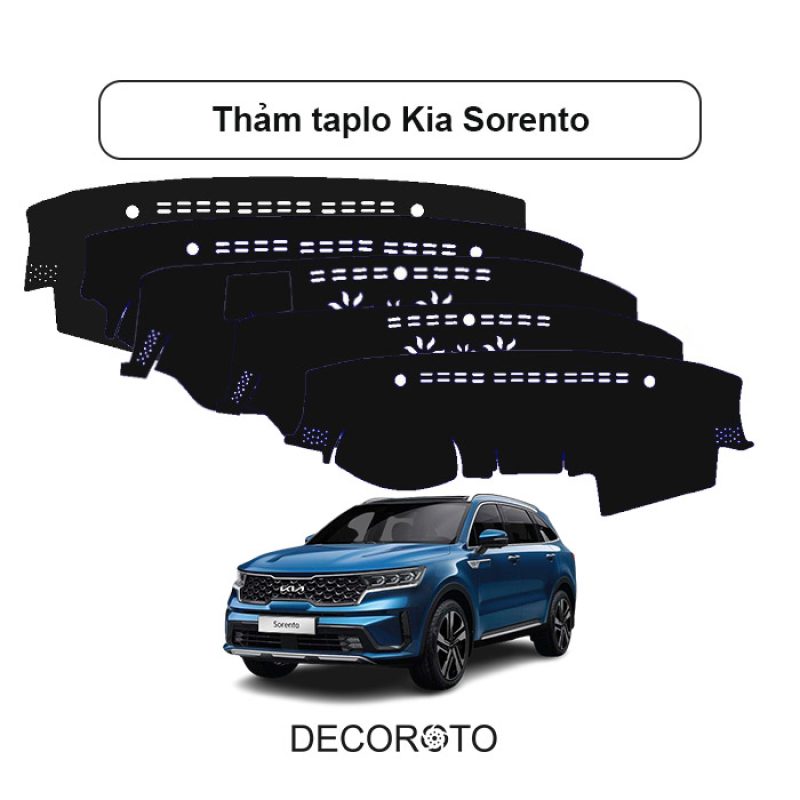 Thảm Taplo Kia Sorento - Đa dạng chất liệu Cao Cấp, Giá Tốt