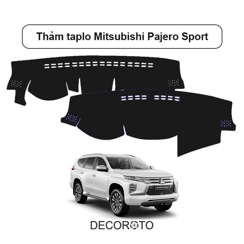 Thảm Taplo Mitsubishi Pajero Sport 2012 - 2021 | Giá Tốt