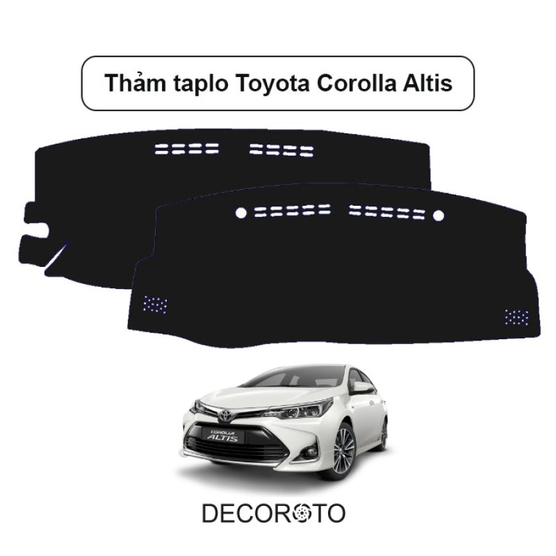 Thảm Taplo Toyota Corolla Altis - Giá Tốt | 2011 - 2020
