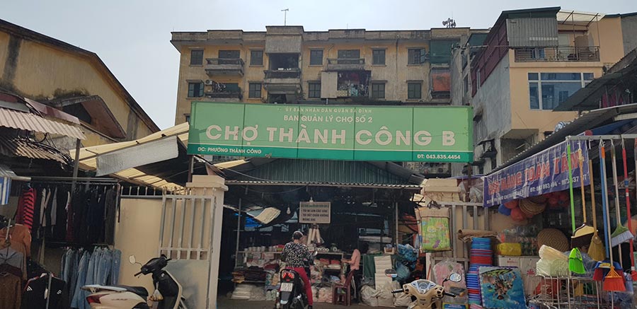 Chợ Thành Công B - Gần cây xăng Nam Đồng