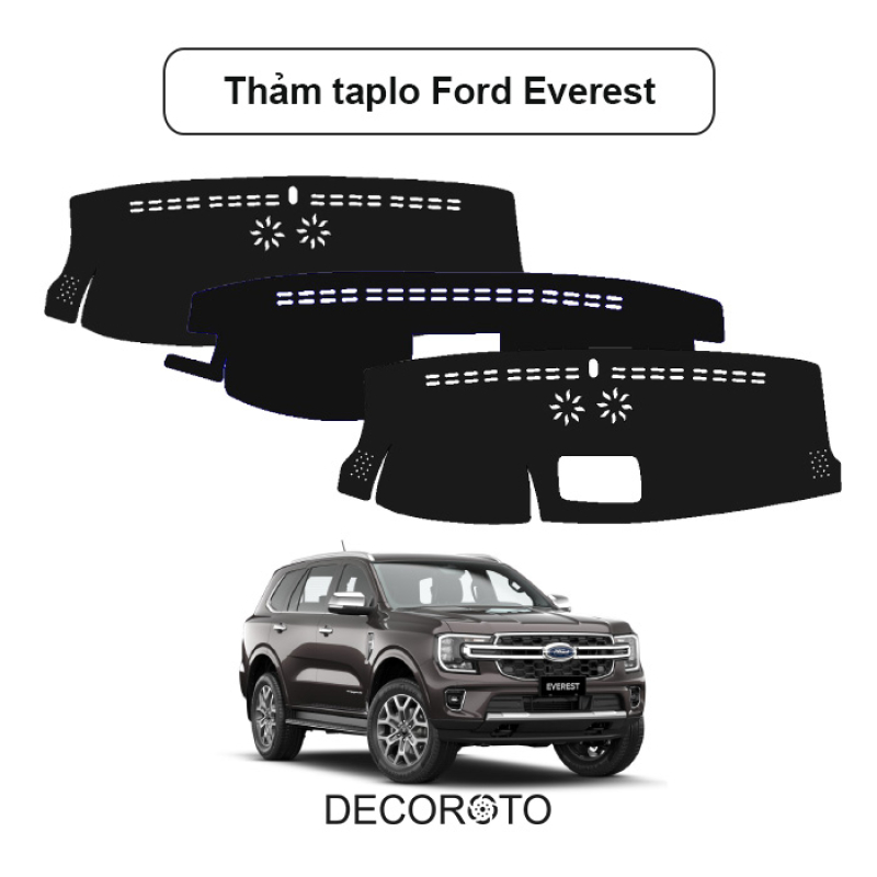 Thảm Taplo Ford Everest – Đa dạng kích thước & Chất liệu